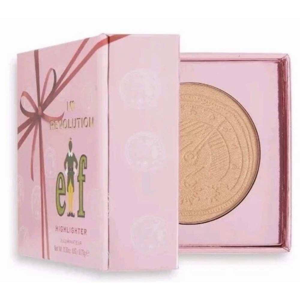 I Heart Revolution x Elf Christmas Cheer Highlighter Make Up Buddy Luminous Glow - Picture 1 of 4
